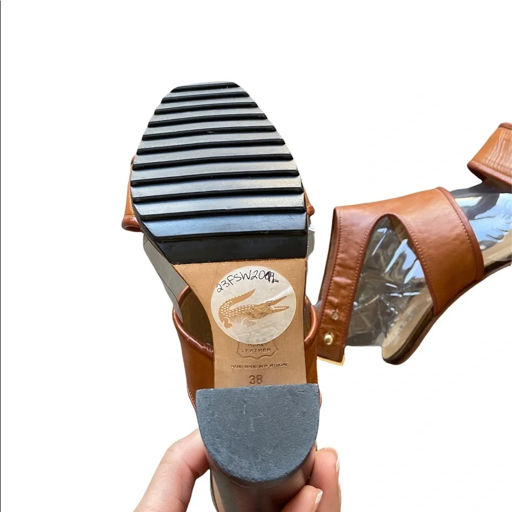 Lacoste Runway Fashion Show Ankle Sandals